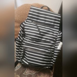 Striped backpack